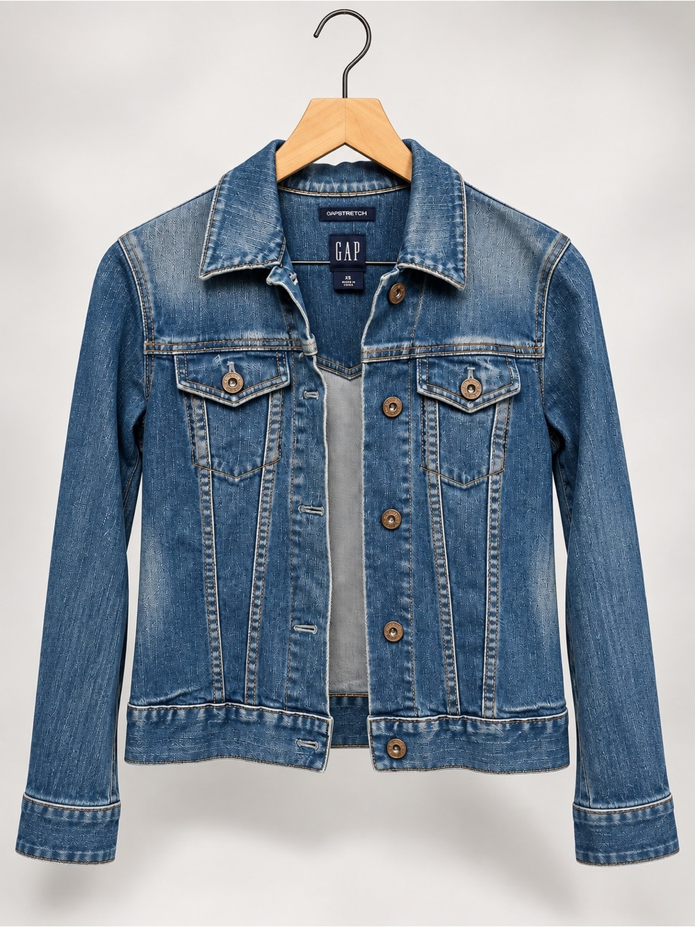 GAP Medium Blue Denim Jean Jacket (399)